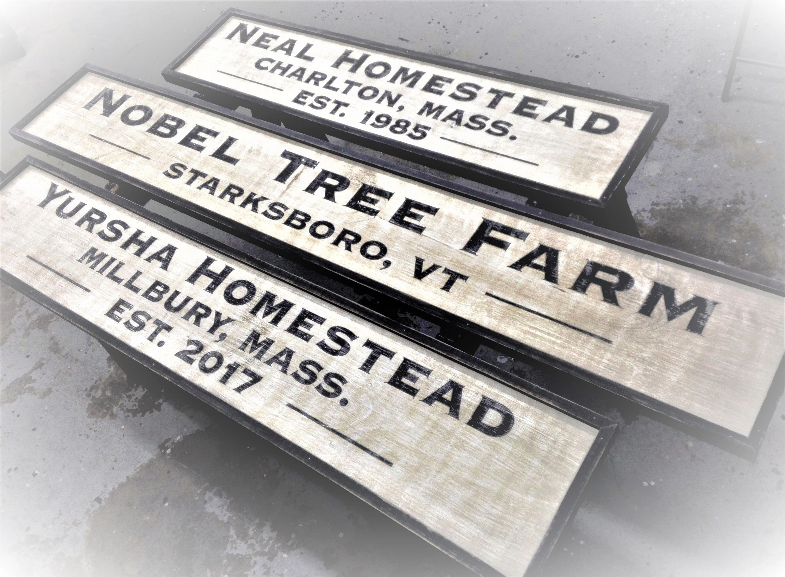 Antique Wood Signs FLINT SIGNS